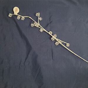 3 Crystal Blossom Decorative Branch Decor.